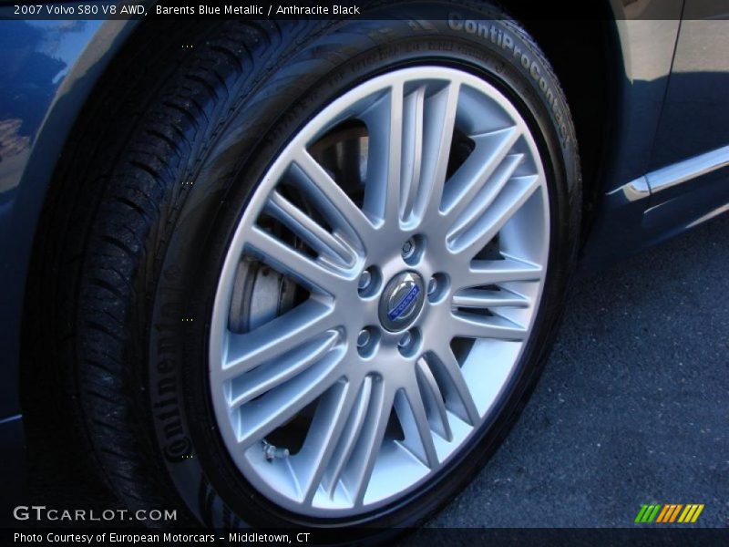 Barents Blue Metallic / Anthracite Black 2007 Volvo S80 V8 AWD