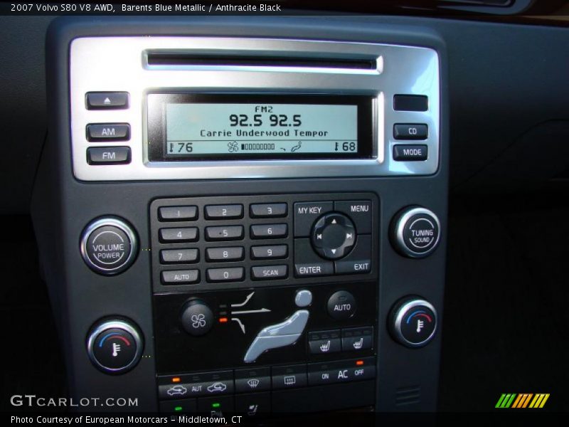 Barents Blue Metallic / Anthracite Black 2007 Volvo S80 V8 AWD