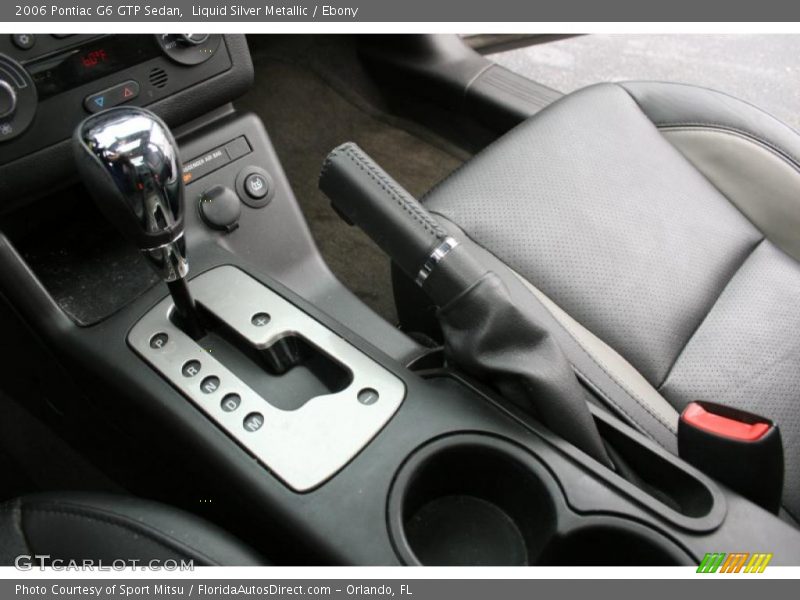 Liquid Silver Metallic / Ebony 2006 Pontiac G6 GTP Sedan