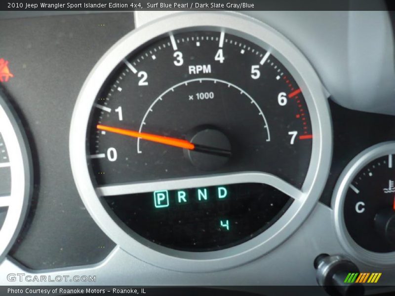 Surf Blue Pearl / Dark Slate Gray/Blue 2010 Jeep Wrangler Sport Islander Edition 4x4