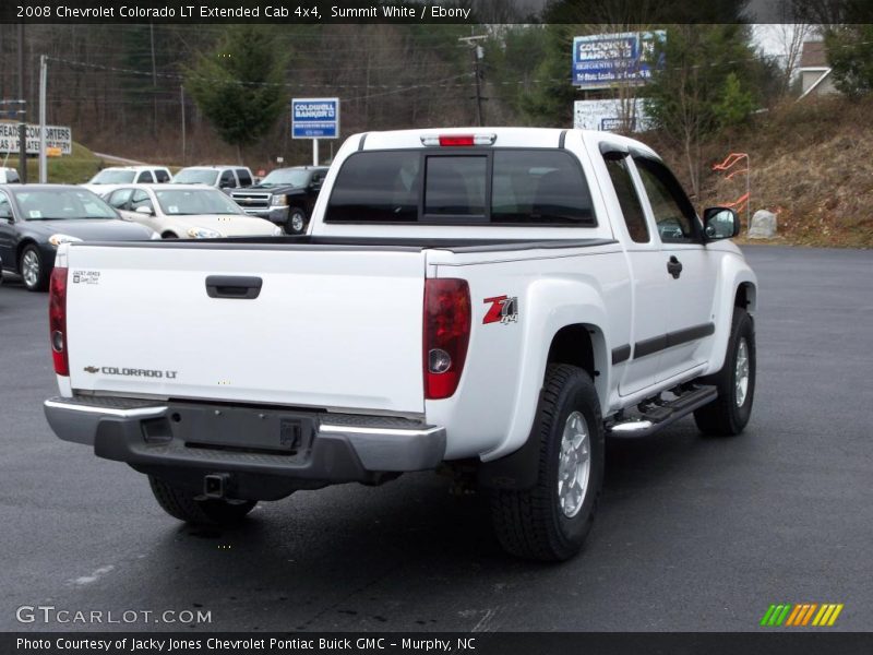 Summit White / Ebony 2008 Chevrolet Colorado LT Extended Cab 4x4