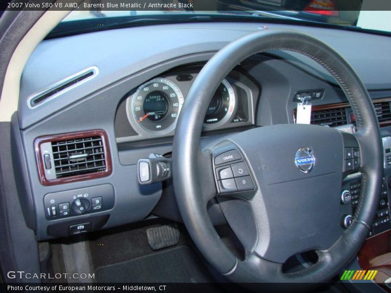 Barents Blue Metallic / Anthracite Black 2007 Volvo S80 V8 AWD