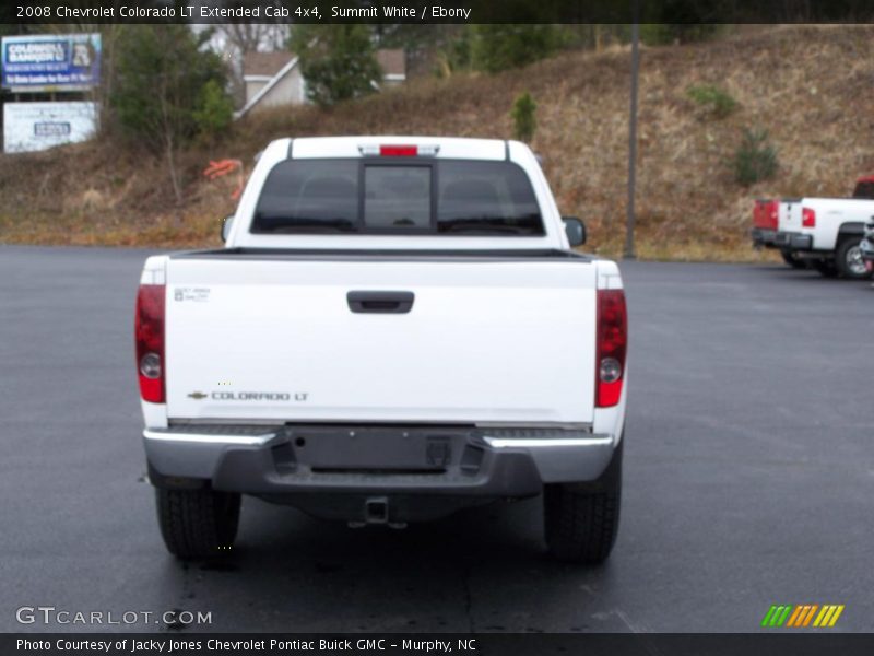 Summit White / Ebony 2008 Chevrolet Colorado LT Extended Cab 4x4