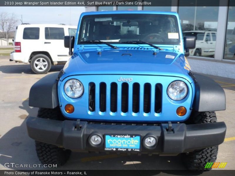 Surf Blue Pearl / Dark Slate Gray/Blue 2010 Jeep Wrangler Sport Islander Edition 4x4
