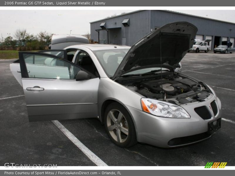 Liquid Silver Metallic / Ebony 2006 Pontiac G6 GTP Sedan