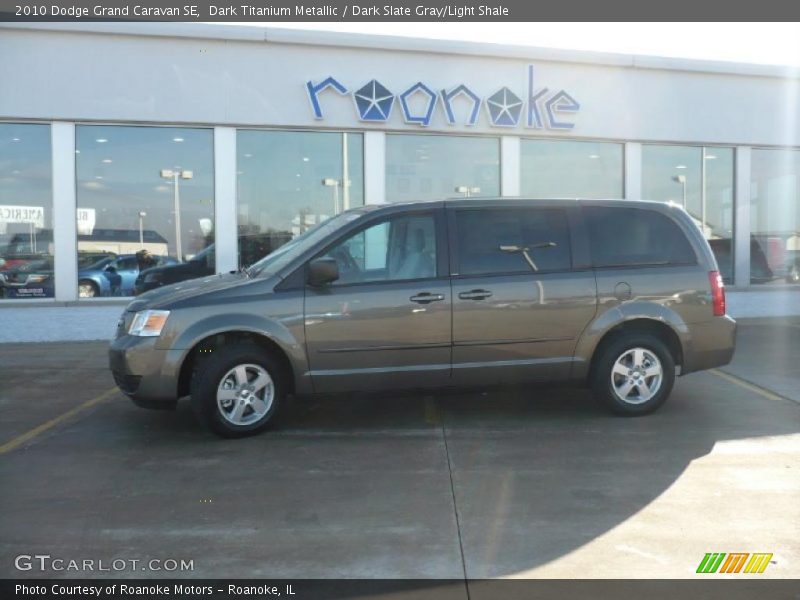 Dark Titanium Metallic / Dark Slate Gray/Light Shale 2010 Dodge Grand Caravan SE