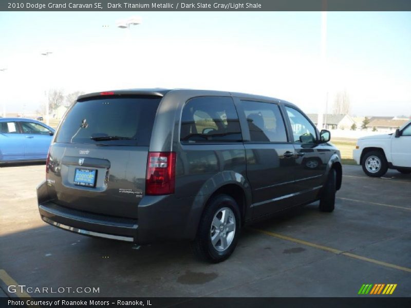 Dark Titanium Metallic / Dark Slate Gray/Light Shale 2010 Dodge Grand Caravan SE