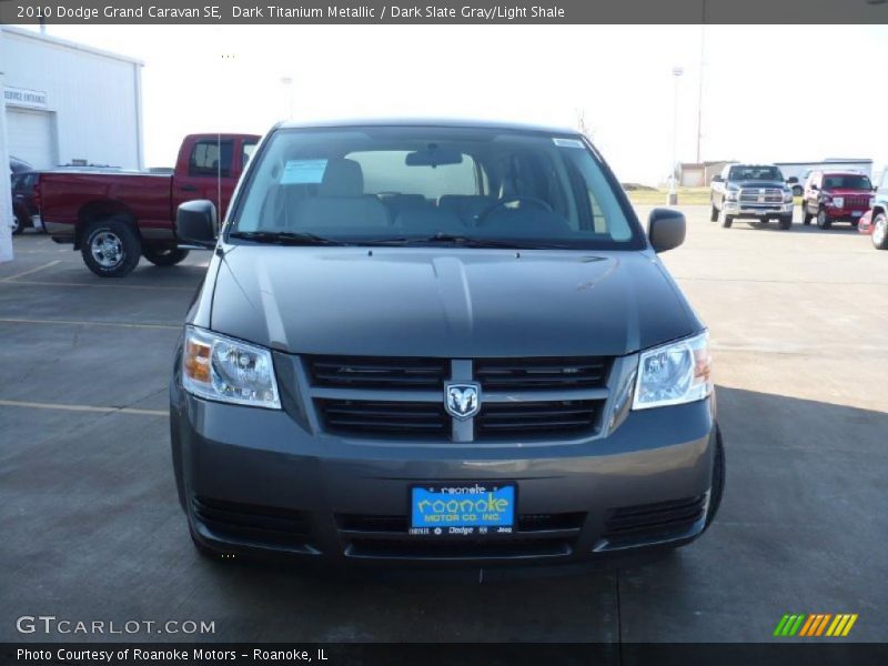 Dark Titanium Metallic / Dark Slate Gray/Light Shale 2010 Dodge Grand Caravan SE