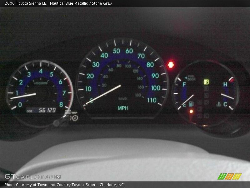Nautical Blue Metallic / Stone Gray 2006 Toyota Sienna LE