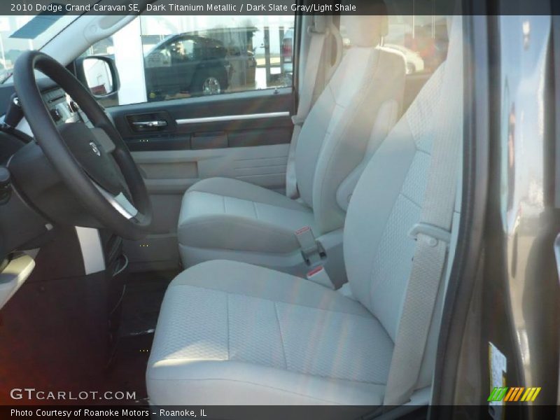 Dark Titanium Metallic / Dark Slate Gray/Light Shale 2010 Dodge Grand Caravan SE