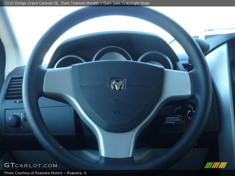 Dark Titanium Metallic / Dark Slate Gray/Light Shale 2010 Dodge Grand Caravan SE