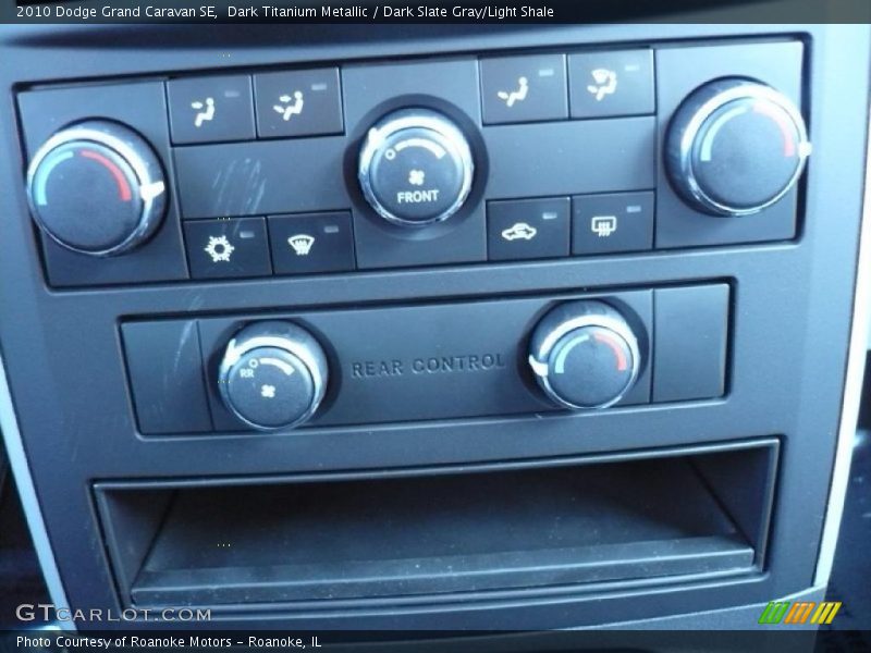 Dark Titanium Metallic / Dark Slate Gray/Light Shale 2010 Dodge Grand Caravan SE