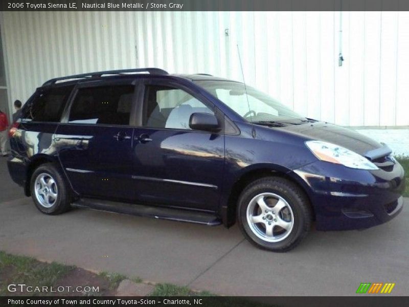 Nautical Blue Metallic / Stone Gray 2006 Toyota Sienna LE