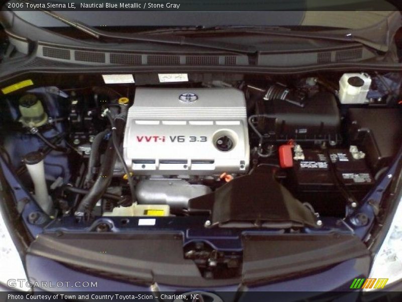 Nautical Blue Metallic / Stone Gray 2006 Toyota Sienna LE