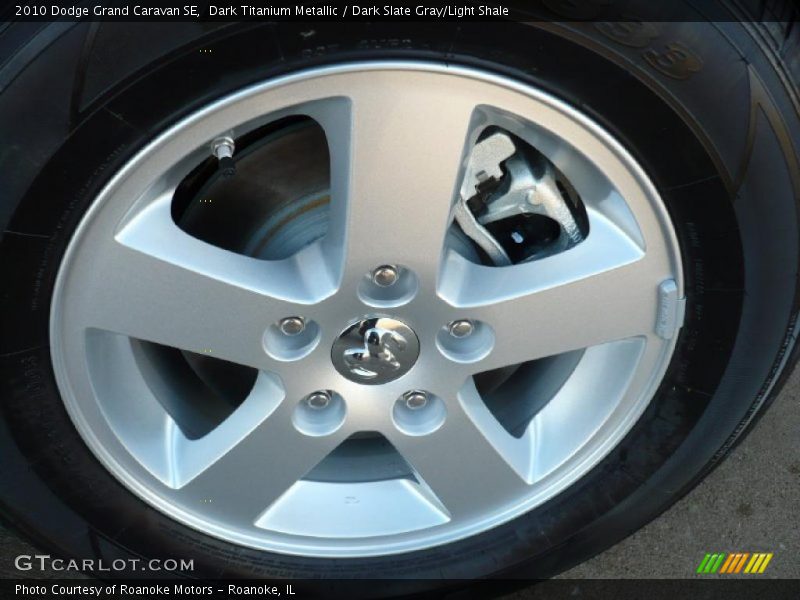Dark Titanium Metallic / Dark Slate Gray/Light Shale 2010 Dodge Grand Caravan SE