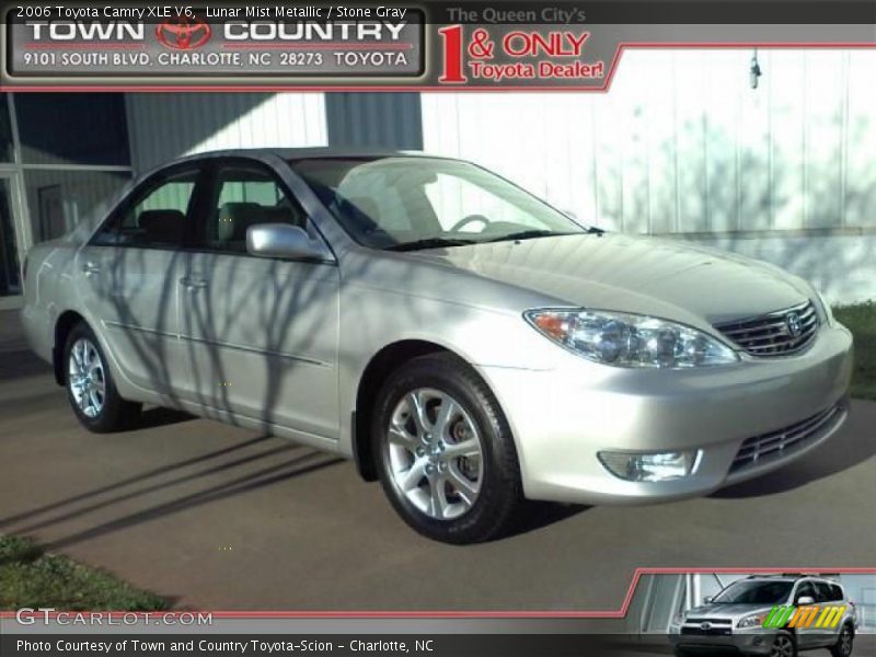 Lunar Mist Metallic / Stone Gray 2006 Toyota Camry XLE V6