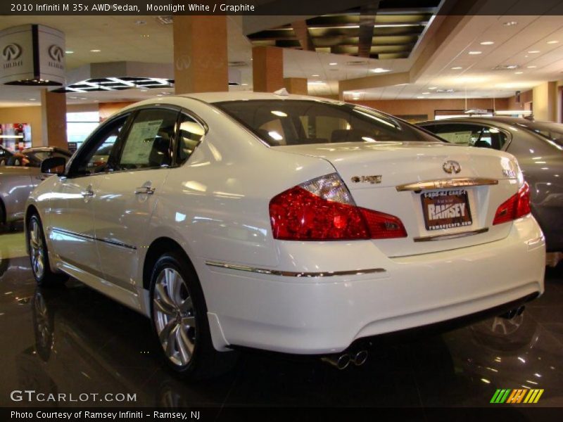 Moonlight White / Graphite 2010 Infiniti M 35x AWD Sedan