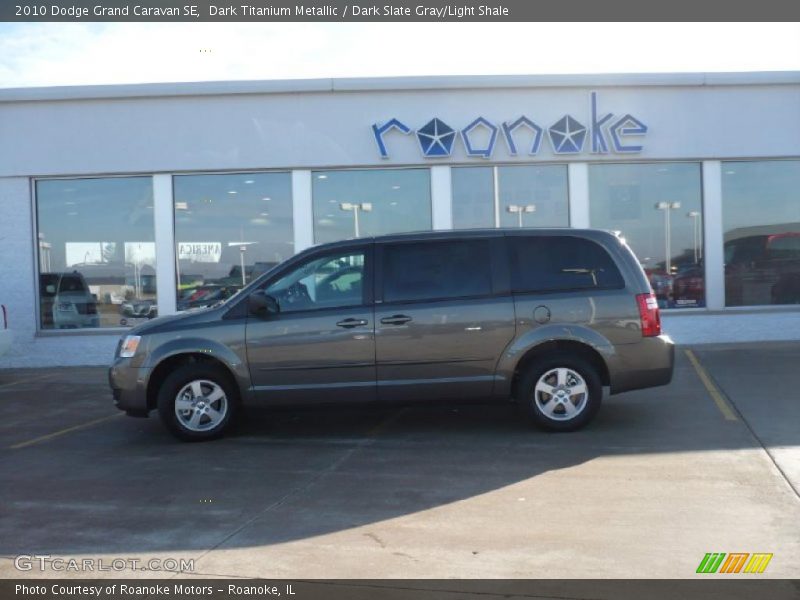 Dark Titanium Metallic / Dark Slate Gray/Light Shale 2010 Dodge Grand Caravan SE