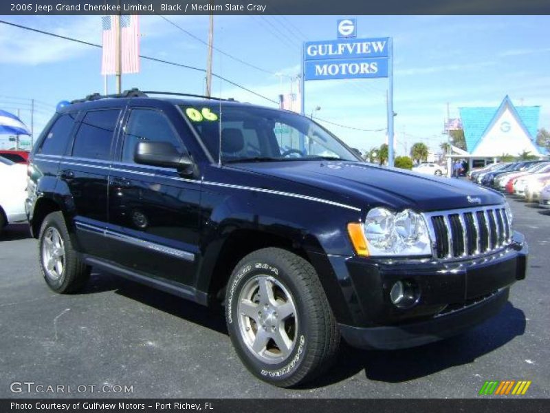 Black / Medium Slate Gray 2006 Jeep Grand Cherokee Limited