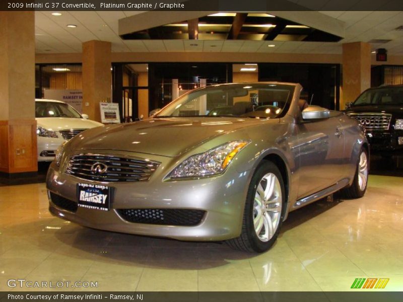 Platinum Graphite / Graphite 2009 Infiniti G 37 Convertible