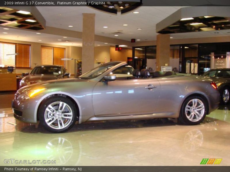 Platinum Graphite / Graphite 2009 Infiniti G 37 Convertible