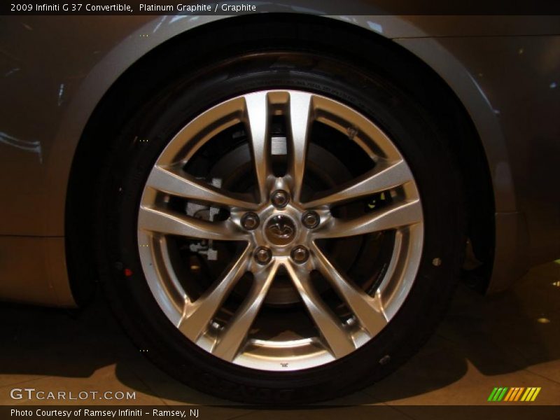 Platinum Graphite / Graphite 2009 Infiniti G 37 Convertible