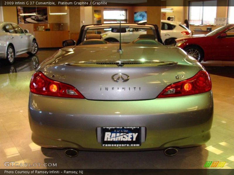 Platinum Graphite / Graphite 2009 Infiniti G 37 Convertible