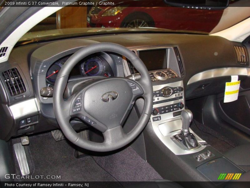 Platinum Graphite / Graphite 2009 Infiniti G 37 Convertible