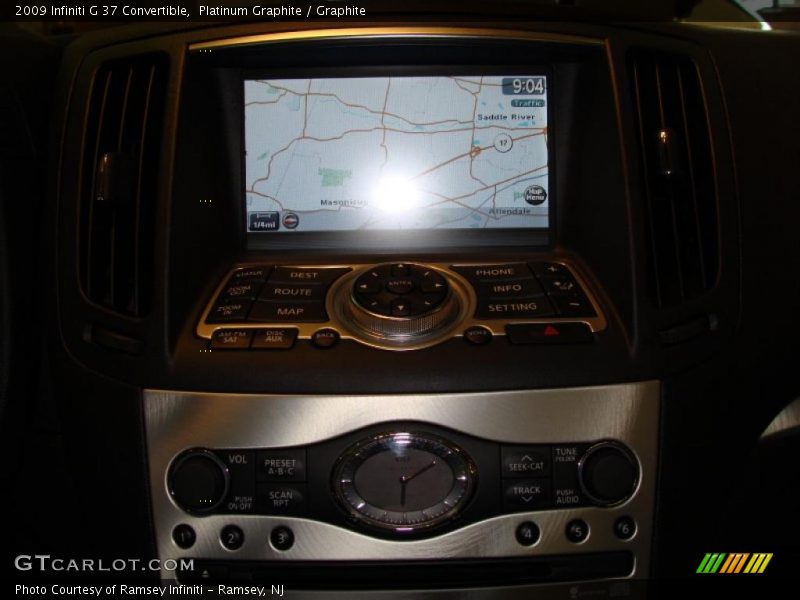 Platinum Graphite / Graphite 2009 Infiniti G 37 Convertible
