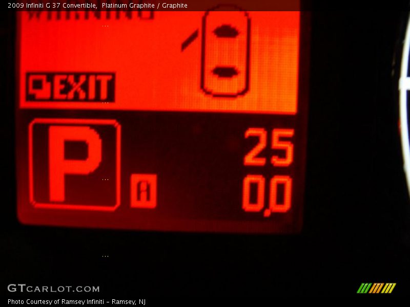 Platinum Graphite / Graphite 2009 Infiniti G 37 Convertible
