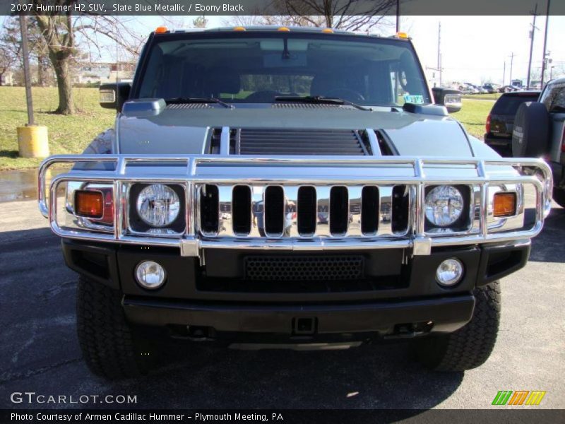 Slate Blue Metallic / Ebony Black 2007 Hummer H2 SUV