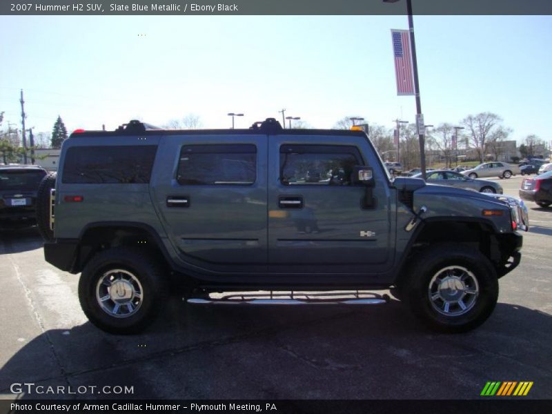 Slate Blue Metallic / Ebony Black 2007 Hummer H2 SUV