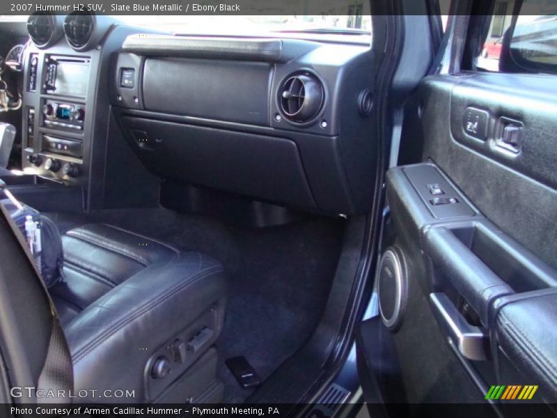 Slate Blue Metallic / Ebony Black 2007 Hummer H2 SUV