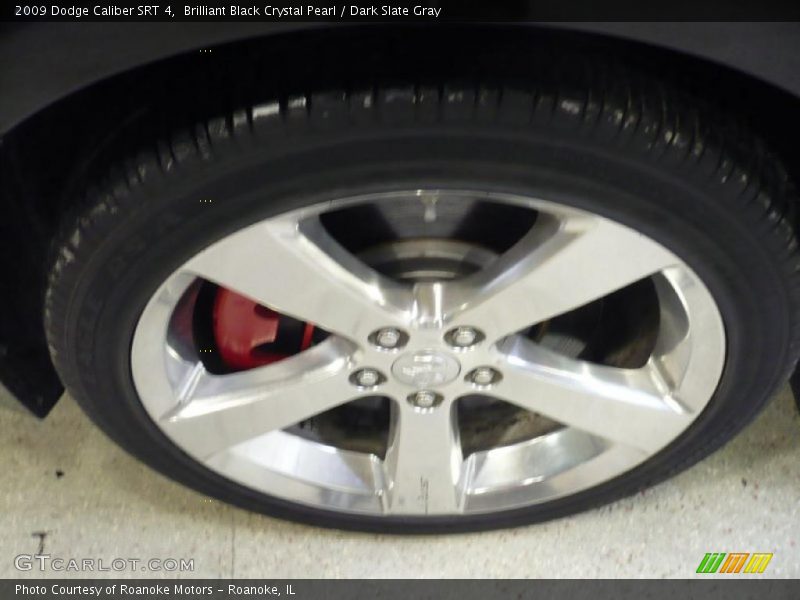 Brilliant Black Crystal Pearl / Dark Slate Gray 2009 Dodge Caliber SRT 4