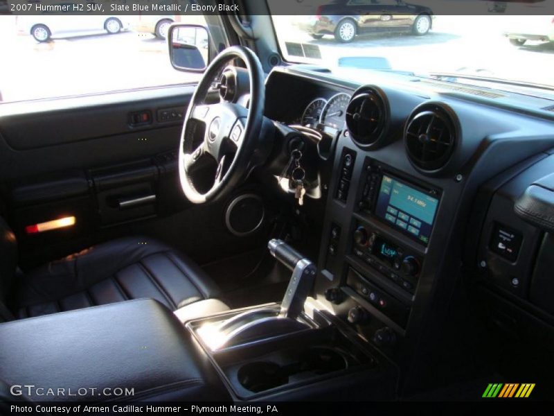 Slate Blue Metallic / Ebony Black 2007 Hummer H2 SUV