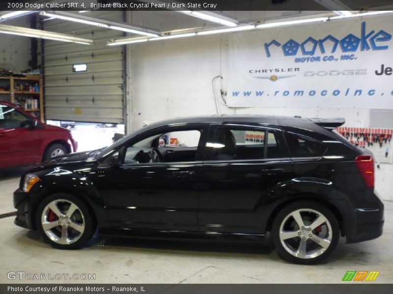 Brilliant Black Crystal Pearl / Dark Slate Gray 2009 Dodge Caliber SRT 4