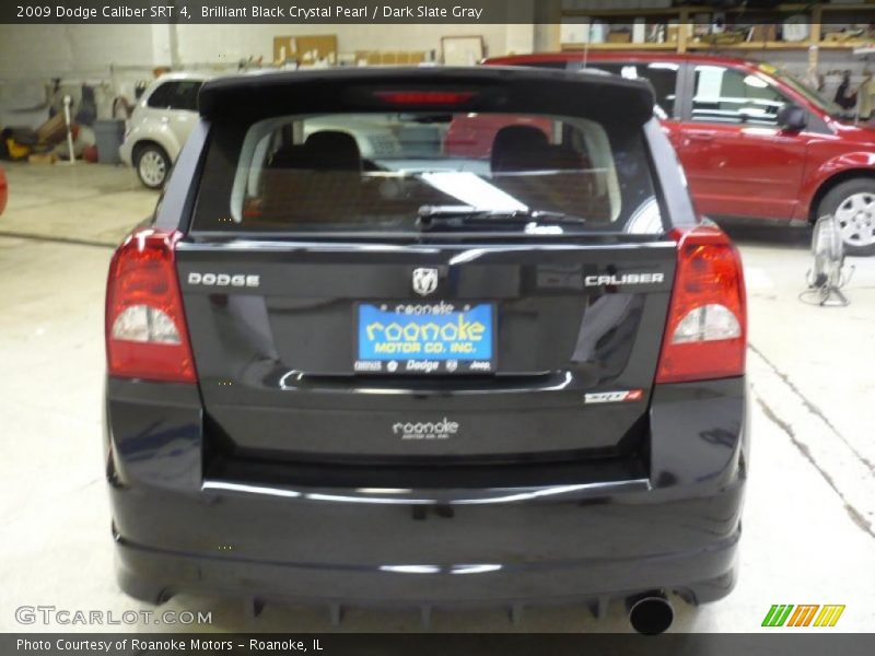 Brilliant Black Crystal Pearl / Dark Slate Gray 2009 Dodge Caliber SRT 4