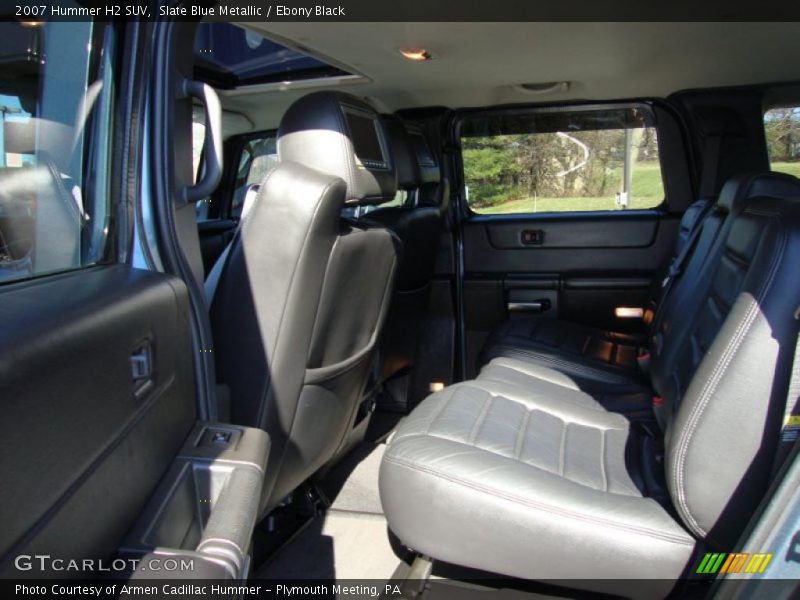 Slate Blue Metallic / Ebony Black 2007 Hummer H2 SUV