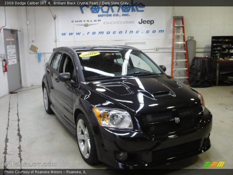 Brilliant Black Crystal Pearl / Dark Slate Gray 2009 Dodge Caliber SRT 4