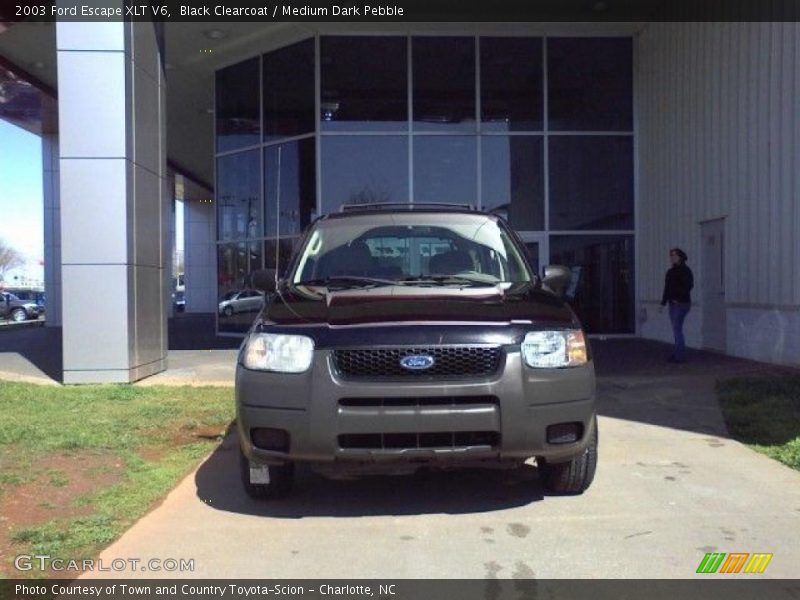Black Clearcoat / Medium Dark Pebble 2003 Ford Escape XLT V6