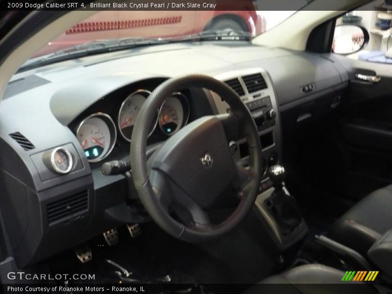 Brilliant Black Crystal Pearl / Dark Slate Gray 2009 Dodge Caliber SRT 4