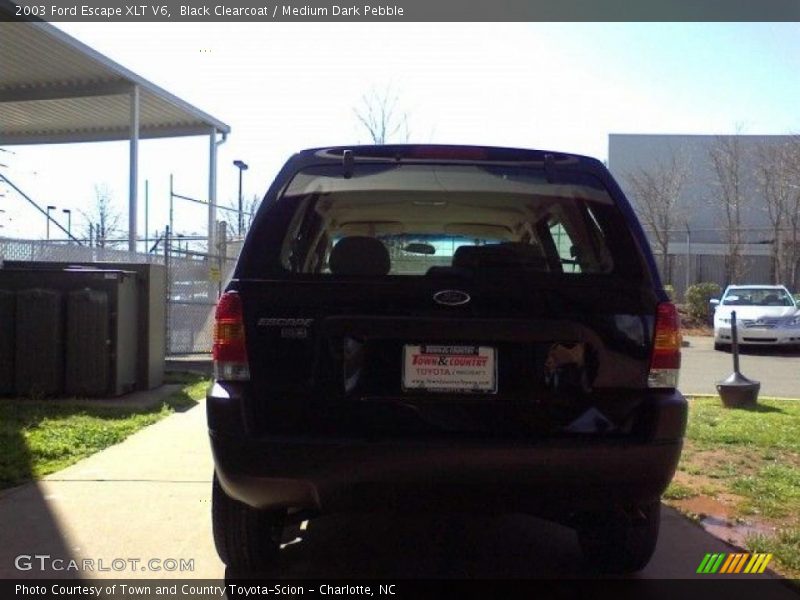 Black Clearcoat / Medium Dark Pebble 2003 Ford Escape XLT V6