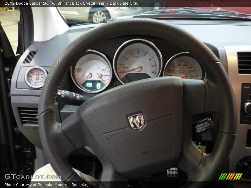 Brilliant Black Crystal Pearl / Dark Slate Gray 2009 Dodge Caliber SRT 4