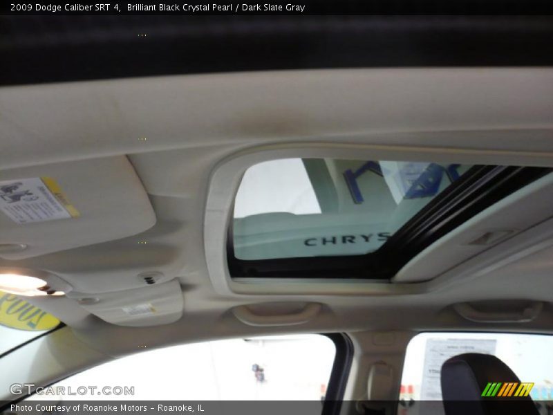 Brilliant Black Crystal Pearl / Dark Slate Gray 2009 Dodge Caliber SRT 4