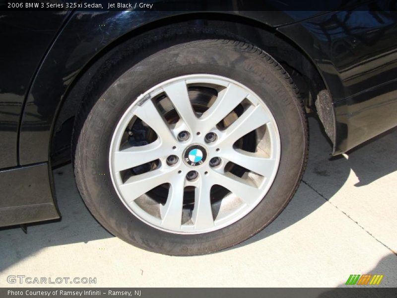 Jet Black / Grey 2006 BMW 3 Series 325xi Sedan