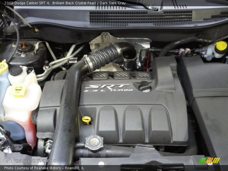 Brilliant Black Crystal Pearl / Dark Slate Gray 2009 Dodge Caliber SRT 4