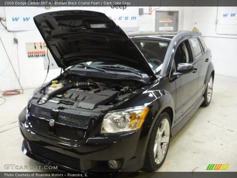Brilliant Black Crystal Pearl / Dark Slate Gray 2009 Dodge Caliber SRT 4