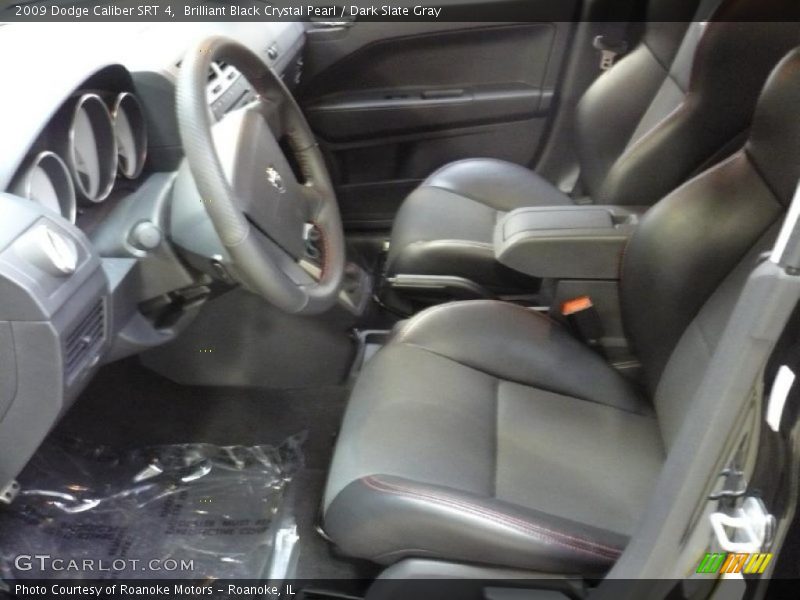 Brilliant Black Crystal Pearl / Dark Slate Gray 2009 Dodge Caliber SRT 4