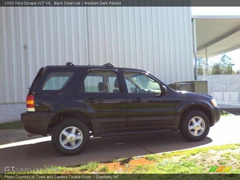 Black Clearcoat / Medium Dark Pebble 2003 Ford Escape XLT V6