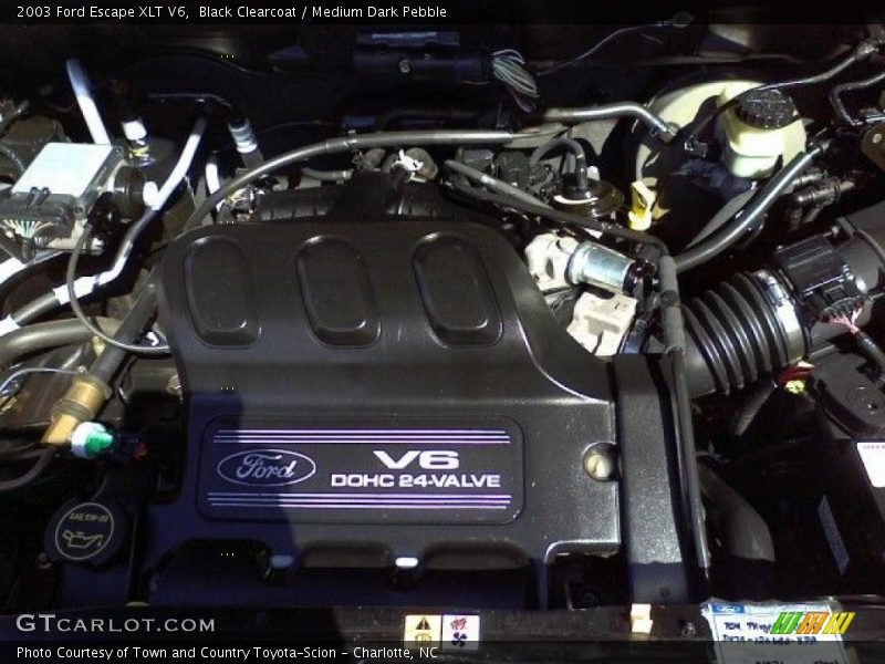 Black Clearcoat / Medium Dark Pebble 2003 Ford Escape XLT V6